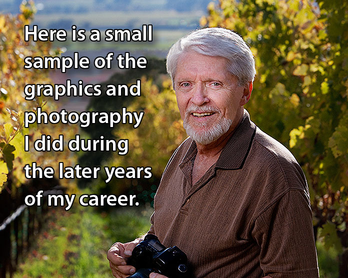 Here's a small sample of the graphics and photography I can do for you.