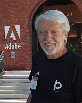 Bruce at Adobe Headquarters in San Francisco