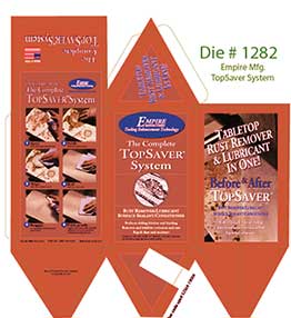 TopSaver die cut